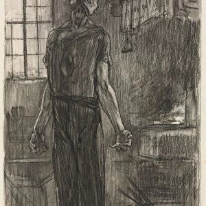 The Hanged Man in the Forge, c. 1880. Creator: Felicien Rops (Belgian, 1833-1898)