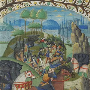 Hannibal defeated the Romans. From the Romuleon, c. 1480