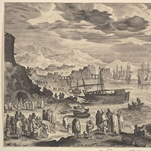 Harbor Scene. Creator: Aegidius Sadeler II