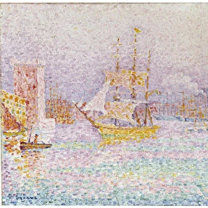 The Harbour at Marseilles, 1907. Artist: Paul Signac
