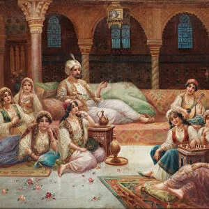 in a Harem. Artist: Delincourt, J. G. (active Mid of 19th cen. )