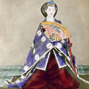 Haruho, Empress of Japan, 1873 (1882). Artist: Uchida Kyuichi
