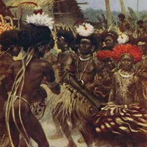 Harvest Dance, New Guinea, 1923. Creator: Unknown