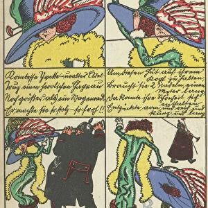 Hatpin Ballad (Hutnadelballade), 1911. Creator: Moritz Jung