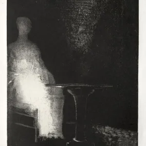 The Haunted House: I Continued to Gaze on the Chair, and Fancied I Saw on it a Pale Blue The Haunted House: I Continued to Gaze on the Chair, and Fancied I Saw on it a Pale Blue