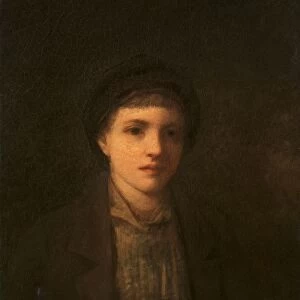 Head of a Boy, before 1885. Creator: George Fuller (American, 1822-1884)
