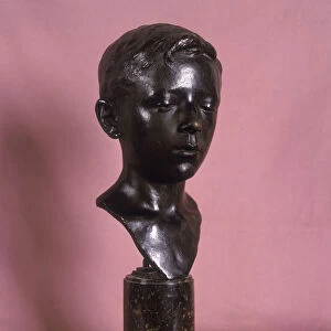 Head of a boy, 1891? Artist: James Nesfield Forsyth