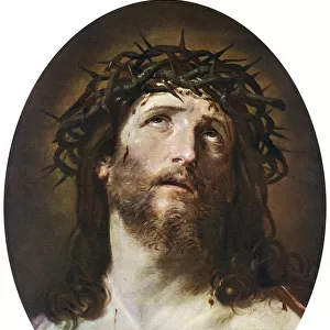 Head of Christ Crowned with Thorns, 1622-1623, (1912). Artist: Guido Reni