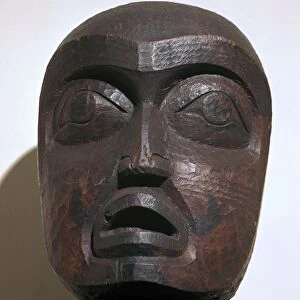 Head of Haida Native American Ancestor-figure