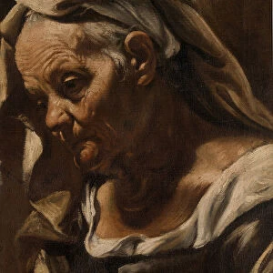Head of an Old Woman, after 1610. Creator: Orazio Borgianni