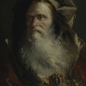 Head of a Philosopher, 1758 / 64. Creator: Giovanni Domenico Tiepolo