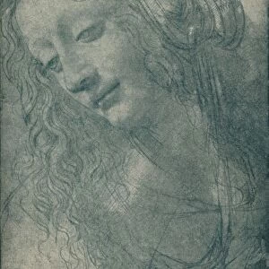 Head of a Virgin, c15th century, (1932). Artist: Leonardo da Vinci