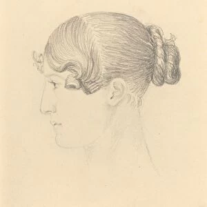 Head of a Woman (Theresa Turner?). Creator: John Flaxman