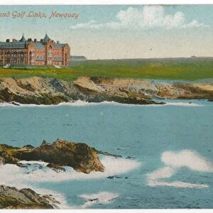 Headland Hotel and Golf Links, Newquay, c1910