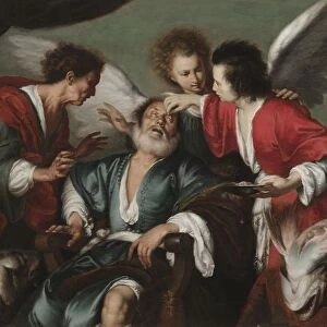 The Healing of Tobit, c. 1625. Creator: Bernardo Strozzi (Italian, 1581?-1644)