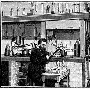 Henri Moissan, French chemist, c1883 (1903)