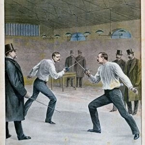 Henry-Picquart duel, 1898. Artist: Henri Meyer