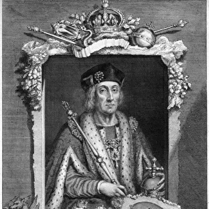 Henry VII of England, (18th century). Artist: George Vertue