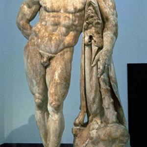 Hercule Farnese, Roman copy of a Greek work by Lysippus