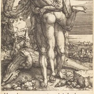 Hercules Fighting the Rivergod Achelus, 1550. Creator: Heinrich Aldegrever