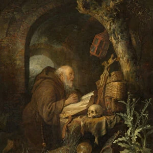 The Hermit, 1670. Creator: Gerrit Dou