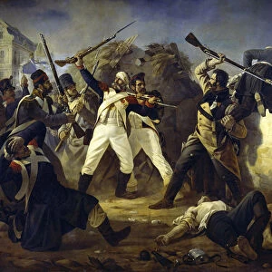 The Heroic deed of the Grenadier Leonty Korennoy, 1846