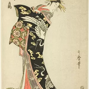 Hinazuru of the Keizetsuro, Japan, n. d. Creator: Kitagawa Utamaro