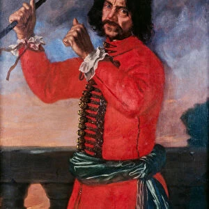 Hindrik Hasenberger, the court jester, 1651. Artist: Ehrenstrahl, David Klocker (1629-1698)