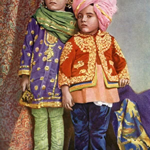 Hindu children of North Kashmir, India, 1922