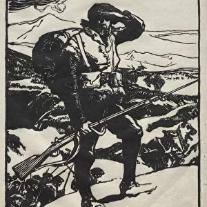 Histoire de la Guerre: Chaseur Alpin. Creator: Auguste Louis Lepere (French, 1849-1918)