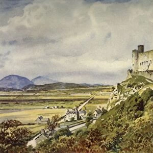 Historic Harlech Castle, Famed in Welsh Song, c1948. Creator: Unknown