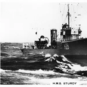 HMS Sturdy, s class destroyer, 1937
