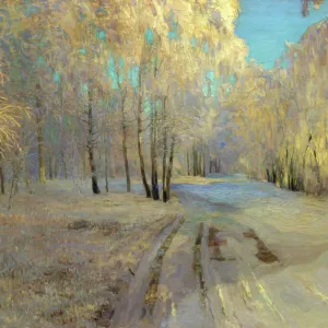 Hoarfrost, 1900. Artist: Vasili Baksheyev