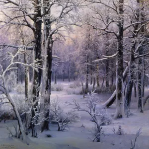 Hoarfrost, 1906. Artist: Ivan Velz