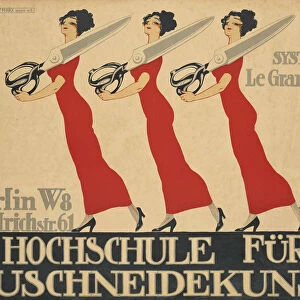 Hochschule für Zuschneidekunst (College for Cutting Art), 1911