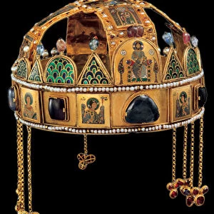 The Holy Crown of Hungary, 12th century. Artist: Historic Object
