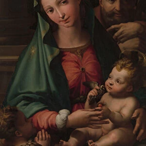 The Holy Family with the Infant Saint John the Baptist, ca. 1524-26. Creator: Perino del Vaga