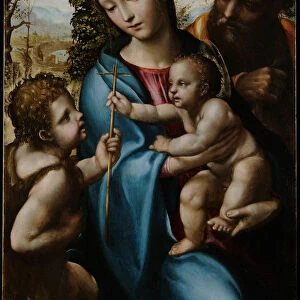 The Holy Family with John the Baptist as a Boy, 1525-1528. Artist: Sodoma (1477-1549)
