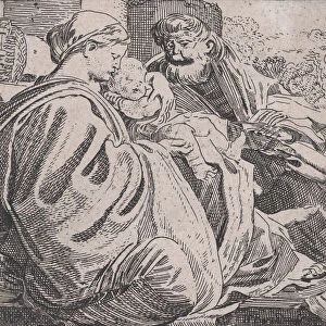 The Holy Family Resting, ca. 1615. Creator: Willem Pietersz. Buytewech