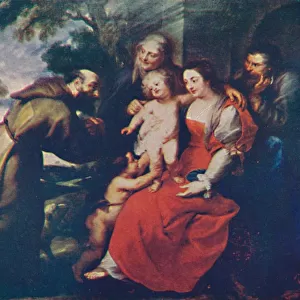 The Holy Family with Saints Francis and Anne and the Infant Saint John the Baptist, c1630. (c1935) Artist: Peter Paul Rubens