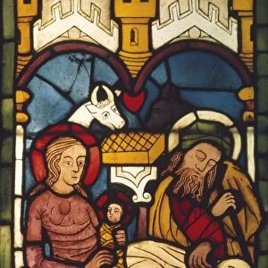 Holy Family in the Stable from a Swedish Church, c20th century