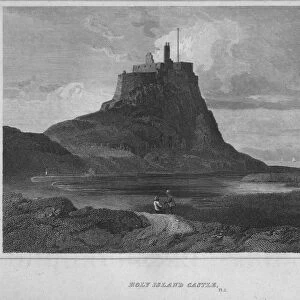 Holy Island Castle, 1814. Artist: John Greig