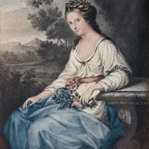 Honourable Anne Damer, 17th century, (1904). Artist: Thomas Ryder