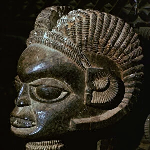 Horned head from the shrine of a King of Owo