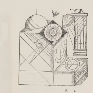 Horologiographia, post priorem aeditionem per Sebast. Munsterum, 1533. Creator: Workshop of Hans Holbein the Younger