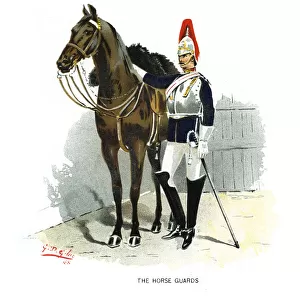 The Horse Guards, c1890. Artist: Geoffrey Douglas Giles