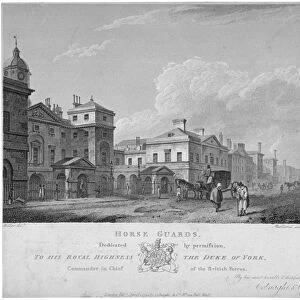 Horse Guards, Westminster, London, 1795. Artist: Thomas Medland