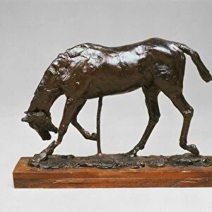 Horse with Head Lowered, 1880s / early 1890s. Creator: Edgar Degas