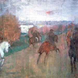 Horse Riders, 1864-1868. Artist: Edgar Degas