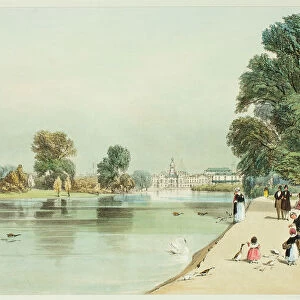 The Horseguards from St. Jamess Park, plate fourteen from Original Views of London as It